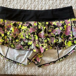 Lulu Lemon Speed up shorts 2.5